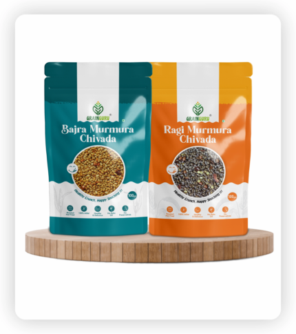 Ragi + Bajra Namkeen Combo (Pack of 2)  - 100gm Each Pack
