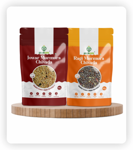 Jowar + Ragi  Namkeen Combo (Pack of 2)  - 100gm Each Pack